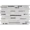 Msi Moderno Blanco Interlocking SAMPLE Metal Stone Blend Mesh-Mounted Mosaic Tile ZOR-MD-0455-SAM - alternate 4
